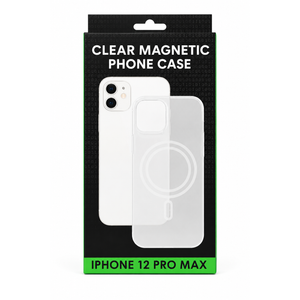 Clear Magnetic Phone Case for  iPhone 12 Pro Max