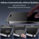 2 x SYNCWIRE Privacy Screen Protector for iPhone 14 Pro 6.1'', 2-Pack Unbreakable Anti Spy Tempered Glass Saver Black[Easy Installation Frame][10X Stronger][Bubble Free][Sensitive Touch][Anti Fingerprint]