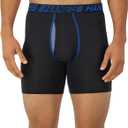 Hanes Mens Total Support Pouch Pack, X-temp Cooling, Anti-chafing, Moisture-wicking Underwear, Regular Leg - Black, 3X-Large US