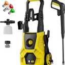 Electric Pressure Washer 5000 PSI 3.0 GPM High Power Washer with 4 Nozzles, 35FT Power Cord, Cleaning Machine with Foam Cannon for Cars Fences Driveways Patios Home Cleaning