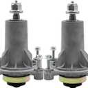 2 Pack 187292 192870 532187281 532187292 567253301 587819701 yth22v46 yth24v48 spindle 187292 Mandrel Assembly 42" 46" 48" 54" mower deck spindle Compatible with Husqvarna Craftsman Ariens Poulan Pro