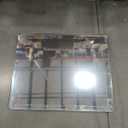 LOAAO 40X32 Inch Black Metal Framed Bathroom Mirror for Wall, Matte Black Bathroom Vanity Mirror Farmhouse, Large Rounded Rectangle Mirror, Anti-Rust, Tempered Glass, Hangs Horizontally or Vertically