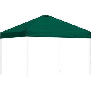 Canopy Replacement Top Outdoor for 10x10 Pop up Tent only Silver Coated Cover with Ropes, Green