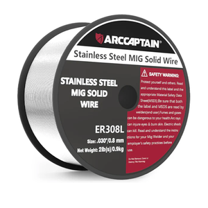ARCCAPTAIN ER308L Solid Wire 2 Lbs Stainless Steel MIG Welding Wire