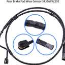 HiSport 34356792289 Front Brake Pad Wear Sensor + 34356792292 Rear Brake Pad Wear Sensor Compatible with BMW 228i 320i 328i 330i 335i,2BWS0277 0841949 PWS290 0841950 084-1950 14AWG