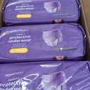 Amazon Basics Incontinence Underwear for Women, Protective, Disposable, Postpartum, Maximum Absorbency, Large, Lavender, 54 Count (3 Packs of 18)