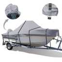 Zenicham Gray 900D Waterproof Heavy Duty Center Console Boat Cover