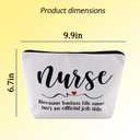 Nurse Gifts for Women Girls Nurse Makeup Bag Gifts for Nursing Nurse Christmas Gifts for Nurse Student Graduation Gifts for Nurse Practitioner Gifts for Friend Nursing Student Makeup Cosmetic Bag