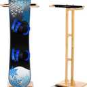 2 Set Snowboard Rack Snowboard Stand Floor Vertical Snowboard Holder with Floor Stand up Indoor Snowboard Storage Snowboard Display Rack for Shortboard Longboard