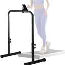Leinuosen 24.4 Inch Walking Pad Handle Bar Attachment Only with Phone Holder Adjustable Treadmill Handrail Height Comfortable Grip Stainless Steel Frame Overbold Stable