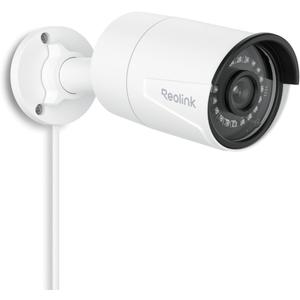 REOLINK 5MP Security PoE IP Camera, Person/Vehicle/Pet Detection, Time-Lapse, 100ft IR Night Vision, Work with Smart Home, Support 512GB SD Card, Surveillance Outdoor Indoor, RLC-510A