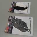 SOLLON Front and Rear Brake Pads for Kawasaki VN900 Vulcan Classic/ Classic LT 2006-2014, VN900 Vulcan Custom 2007-2014, VN1500 1999-2004, VN1600 Vulcan Classic 2001-2008, VN1700 Vulcan 2009-2014