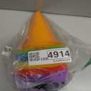 30 Pack Soccer Cones, 7 Inch Colored Cones for Sports, Traffic Cones Training Agility Field Marker Plastic Cone for Skating, Football, Games, Indoor Outdoor Activity & Festive Events, 6 Colors