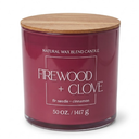 Natural Wax Blend Candle Firewood + Clove fir Needle + Cinnamon 50oz/1417g 