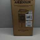 Z ZONAMA Swamp Cooler, 3-IN-1 Evaporative Air Cooler with Display & Remote, Windowless Portable Air Conditioners with Ice Cooling, 12H Timer, 6 Speeds, 60° Oscillation, Air Cooler Fan for Home Office
