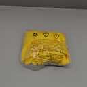 Yellow 7.2FT Open Arch Backdrop U Shaped Cover, Spandex Double Sided Arch Cover, Fitted Round Top Chiara Stand Cover for Party Wedding Ceremony Baby Shower Birthday Decoration