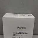 SATINIOR 12 Pack Clear Plastic Beads Storage Containers Box with Hinged Lid for Beads and More (2.9 x 2.9 x 1 Inch)