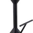 JONATHAN Y BSL1003A Chronos 29.75" Modern Industrial Iron Hourglass Backless Bar Stool with Foot Rest for Home, Kitchen, Dining Room, Workspaces, Cafes and Resturants, Black, 14" W x 14" D x 29.75" H