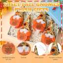 12 Pcs Friendsgiving Ornaments Gnomes Plush Friendsgiving Hanging Gnomes with Pumpkin Holding Cards for Thanksgiving Tree Decorations Holiday Party Supply