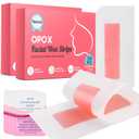 72PCS Facial Wax Strips for Hair Removal, Facial Hair Removal for Women, Waxing Kit for Women's Face, Bikini, Chest, Body, Arms, Legs, Back | 72ct Waxing Strips & 4 calming Oil Wipes