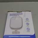 TAILI Shower Mirror Fogless for Shaving, Anti Fog Shaving Mirror with Razor Holder NO-Drilling,Removable,Shatterproof & Waterproof,Wall Mounted Bathroom Accessories with Powerful Suction(White)