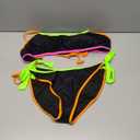 Womens Bikini Sets Color Block Swimsuits Supportive Wide Strap Two Piece, Size L