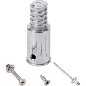 Metal 3/4" (.75) Threaded Tips Replacement Kits for Telescopic Extension Poles Repairing