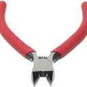 iexcell 4.5" Side Cutter Diagonal Wire Cutting Pliers Nippers Repair Tool, Red, Chrome-Vanadium Steel