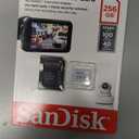 SanDisk 256GB High Endurance Video microSDXC Card with Adapter for Dash Cam and Home Monitoring systems - C10, U3, V30, 4K UHD, Micro SD Card - SDSQQNR-256G-GN6IA