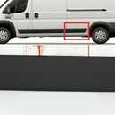 for RAM PROMASTER 2019-2026 Left Driver Side Trim MOLDING Cover Black (Quarter Panel Long Wheel Base)