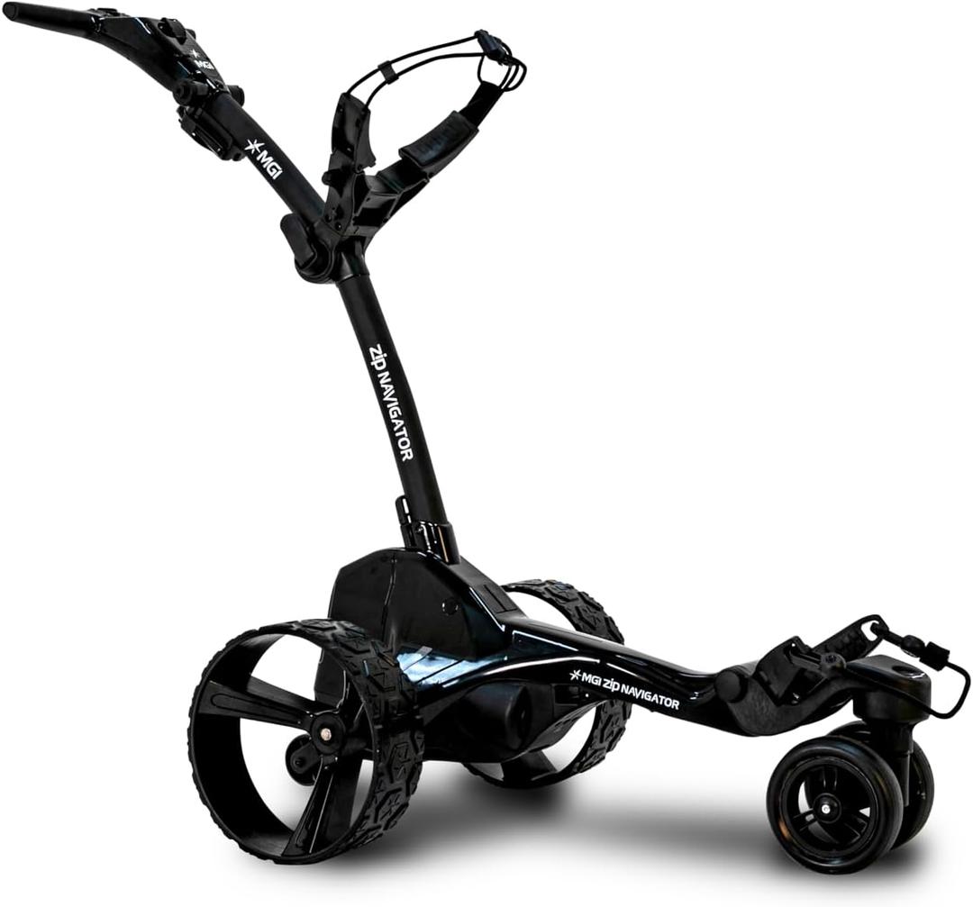 MGI Zip Navigator Electric Golf Cart - 36 Hole Battery - Remote Control - (Drink, Umbrella, & GPS Phone)