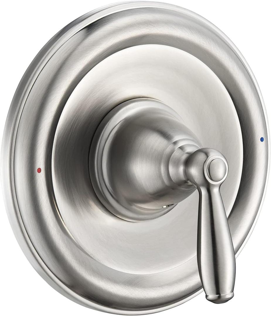 Pressure Balancing Tub and Shower Trim Kit, Compatible with Moen Posi-Temp Valve, Brushed Nickel