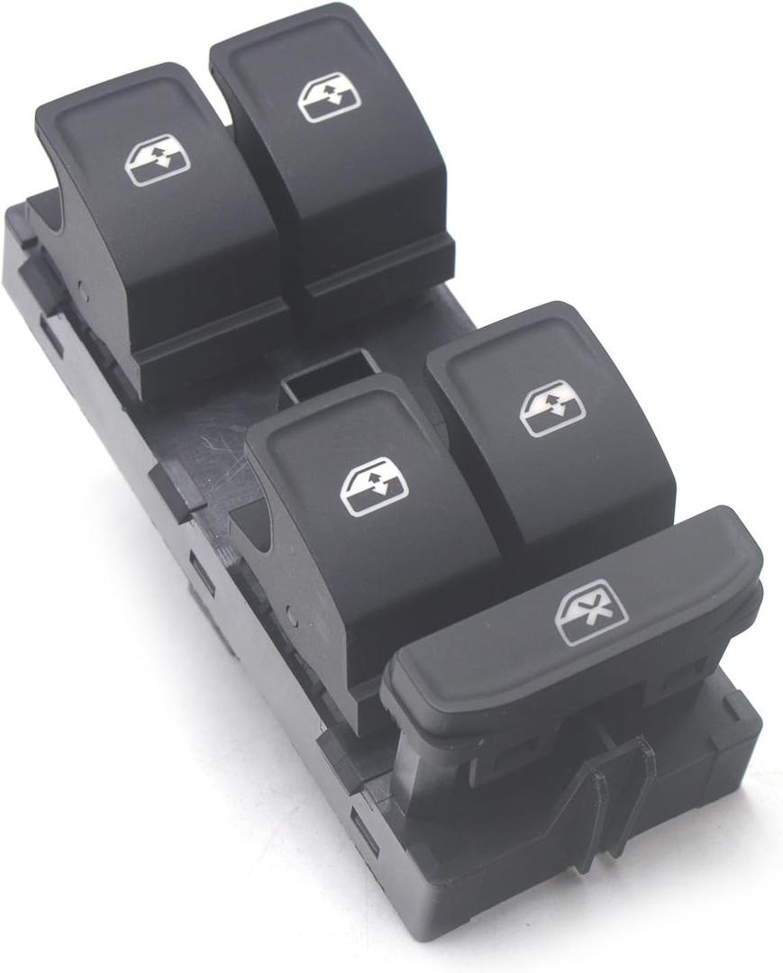 RuiWen VWWS018 Power Window Switch Compatible with VW Golf GTI 2013-2024, Jetta 2020-2024, TI.GUAN 2017-2024, ARTEON 2017-2024, Polo 2018-2024, Atlas 2020-2023, e-Golf 2014-2021