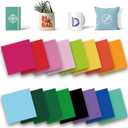 Solid Color Transfer Sheets, 16 Pcs 12"x 12" Plain Colors Pre-Printed Sublimation Paper for Heat Press Mug, DIY T- Shirts, Coasters Blanks