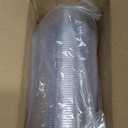 Qeirudu 10 oz Small Clear Plastic Bowls, 60 Pack Disposable Hard Plastic Party Serving Bowls for Salads, Ice Creams, Fruit, Desserts, Parfaits, Snacks