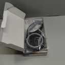 Compatible for Retractable Dog Leash Nylon Durable Extending Leads Automatic Puppy Walking Rope(Gray,5M - 40 KG)