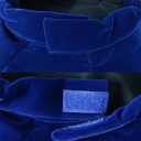 MyGradDay Doctoral Graduation Tam 8 Sides Doctorate Cap PhD Blue/Black Velvet with Gold Bullion Tassel (Blue)