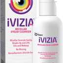 iVIZIA Micellar Eyelid Cleanser for Eyelid Cleansing, Rinse-Free, Gently Removes Makeup, 3.3fl oz Bottle