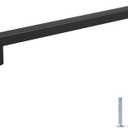 Peaha Cabinet Handles Black Kitchen Cabinet Pulls Black 5 Pack - J22BK 7.5in Drawer Pulls Matte Black Bathroom Cabinet Hardware for Bathroom, Bedroom, Wardrobe (10in Length(7.5 in Hole Centers))