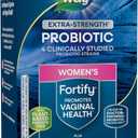 Nature's Way Women's Extra Strength(1) Fortify Probiotic 50B Cultures, Supports Digestive, Vaginal & Immune Health*, Plant-Based Prebiotic Fiber, Non-GMO Project Verified, 30 Capsules