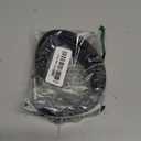 SUOSDEY Double Grommet Leather Belt with Detachable Chain for Women Men, Punk Black Belt with Double Studded Holes for Jeans (M: Fit Pants Size 36"-41") 