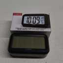 Timex Alarm Clock with Temperature Sensor and Large Display, Battery Operated for Bedroom Runs on 3 AAA Batteries (T108BC) (T108)