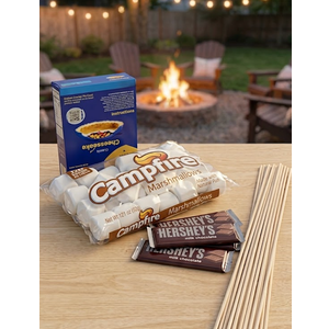 Smores Kit | Make delicious smores | Great for parties, corporate event, gathering, favors | Share w family, friends, Exp 03/26/27