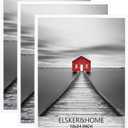 ELSKER&HOME 18"x24" Poster Frame 3 Pack, White Picture Frame for Horizontal or Vertical Wall Mounting, Sturdy and Scratch-proof