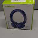 M1 Kids Headphones Wired Headphone for Kids,Foldable Adjustable Stereo Tangle-Free,3.5MM Jack Wire Cord On-Ear Headphone for Children (Blue)