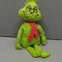 11.8-Inch Mischievous Green Christmas Plush, Fun Gift-Stealing Character for Kids, Perfect Holiday Decoration for Homes and Trees