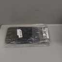 Water Resistant Zipper Document Holder, Fits Manila Folder, Rustic Large Waxed Canvas Pouch with Full Grain Leather, Inner Pockets, Carabiner, Hold Your Books, A4 Handouts, Travel Accessories. Olive.