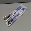 2 x Breakaway Lanyards for Keys ID Badges, Long Scrunchie Lanyard for Women, Teacher Neck Phone Keychain Lanyard (Lavender)