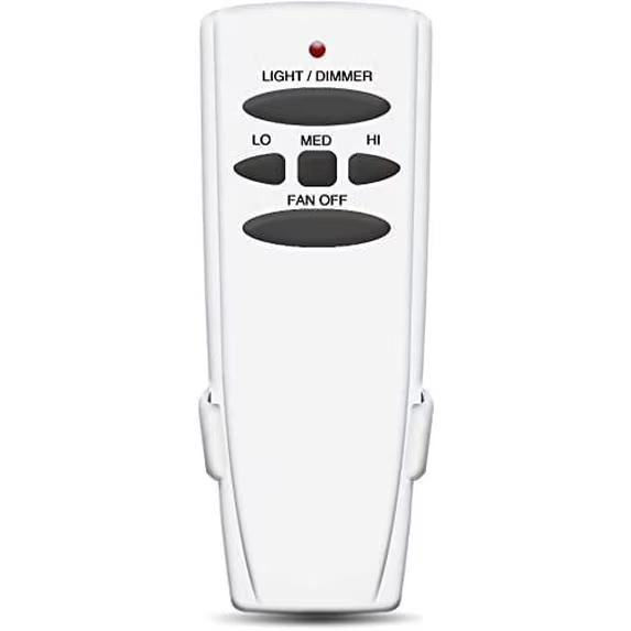 Ceiling Fan Remote Control Replacement for Hampton Bay Harbor Breeze Hunter Fan-HD Fan-HD5 L3H2010FANHD L3H2014FANHD UC7078T CHQ7078T,3-Speed, Light Dimmer, 303.9MHz