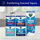 Vicks Warm Steam Vaporizer & Humidifier 1.5 Gallon Tank for Small and Medium Rooms, Night Light, Works with VapoPads and VapoSteam